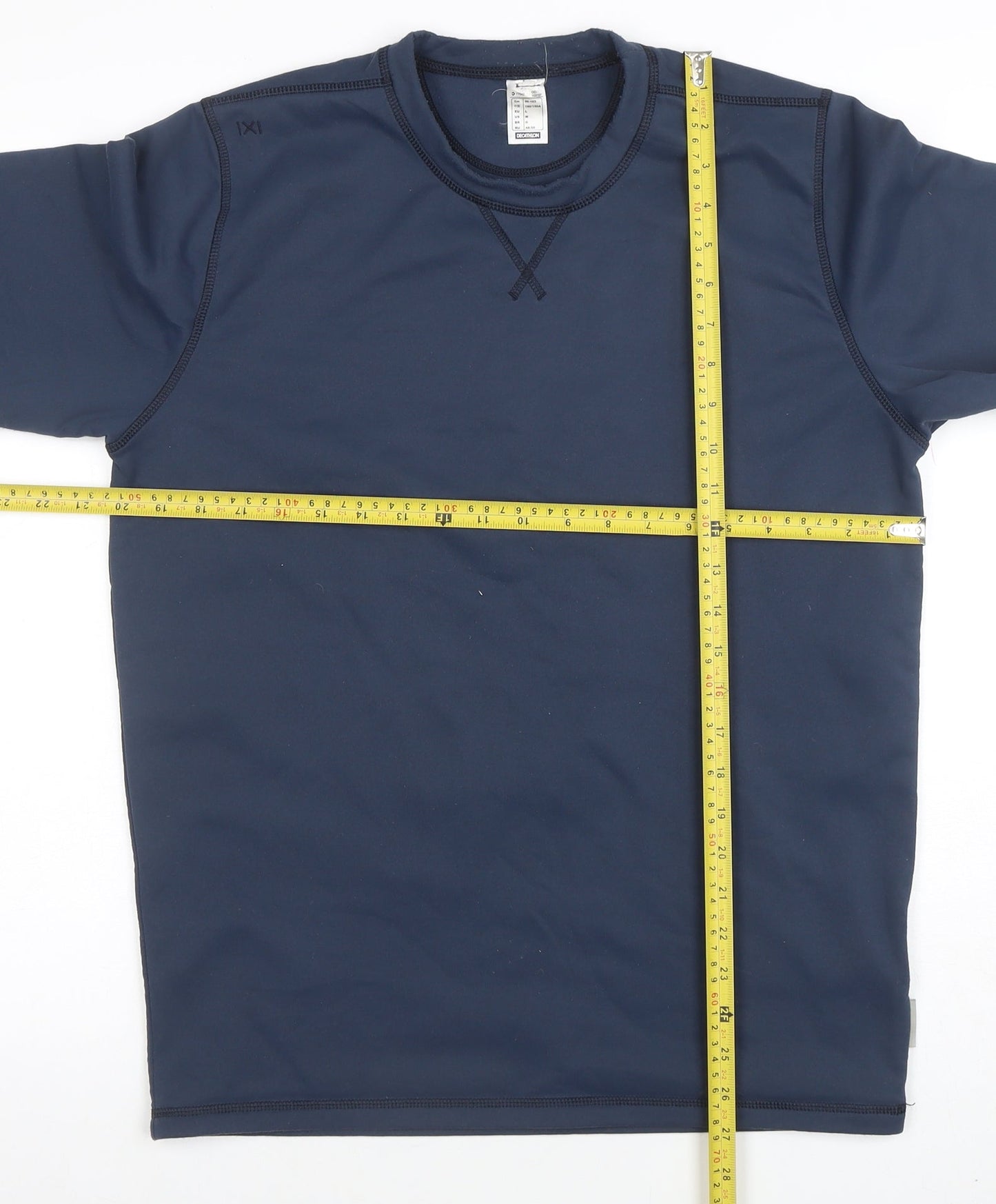 Decathlon Men’s Blue Long Sleeve Athletic Polyester T-Shirt Size L