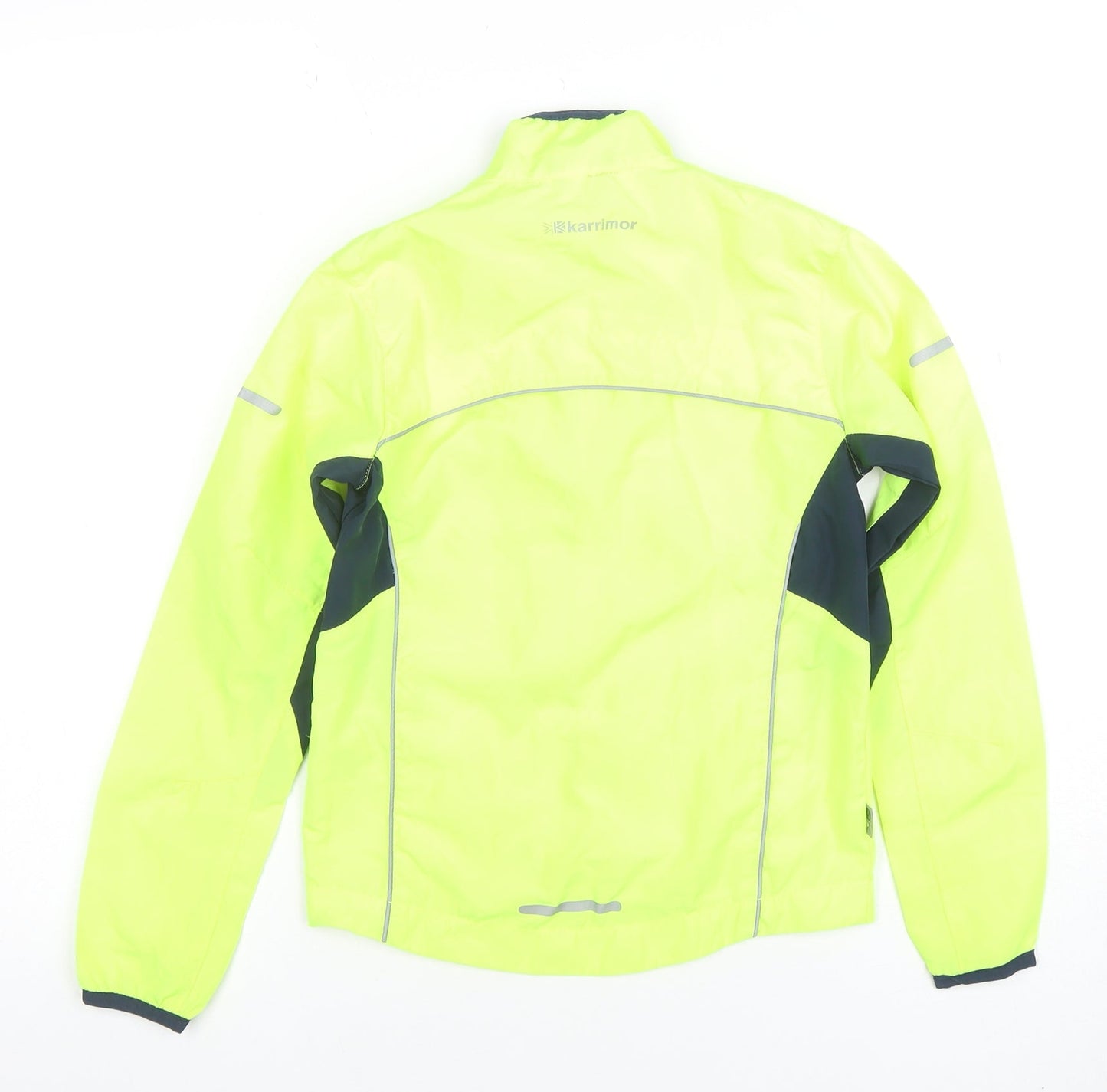 Karrimor Boys Yellow Reflective Running Jacket 7-8 Years Lightweight Windproof