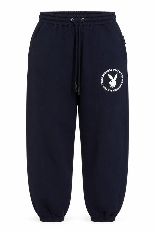 Playboy x Missguided Womens Navy Jogger Sweatpants UK 8
