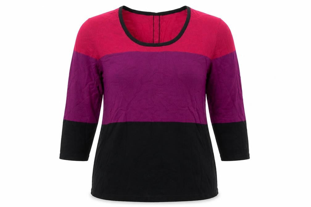 Marks and Spencer Womens Multicoloured Tunic Top M Colourblock Knit