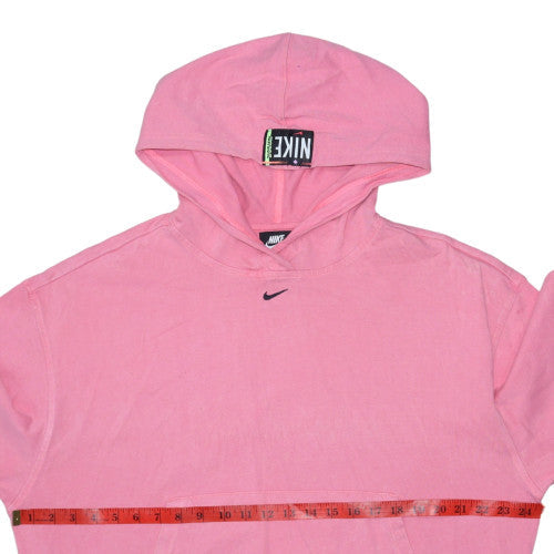 Nike Women's Pink Pullover Hoodie Small Cotton Casual Wear