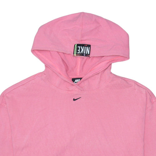 Nike Women's Pink Pullover Hoodie Small Cotton Casual Wear