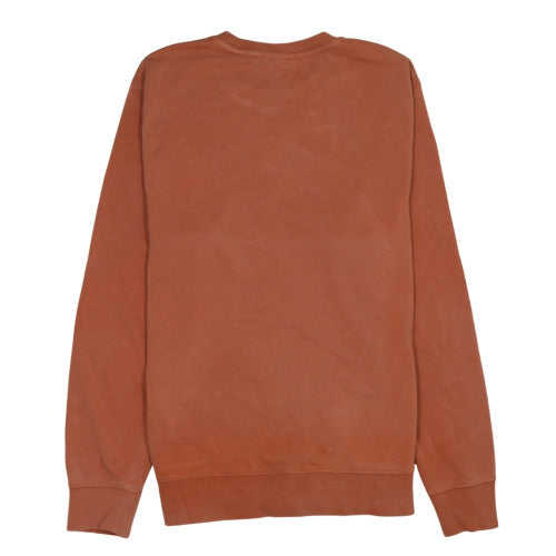 Nike Men's Brown Crew Neck Cotton Sweatshirt Size S