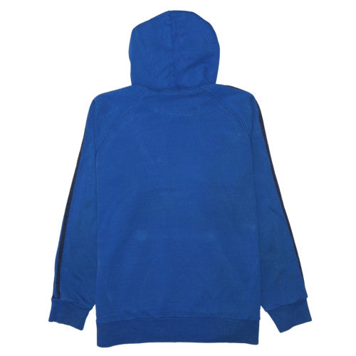 Adidas Mens Blue Pullover Hoodie Medium Regular Fit Sportswear