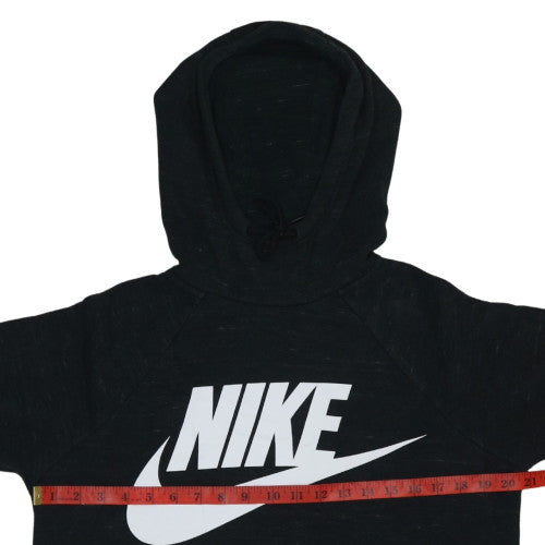 Nike Men's Black Pullover Hoodie S Regular Fit Logo Sportswear