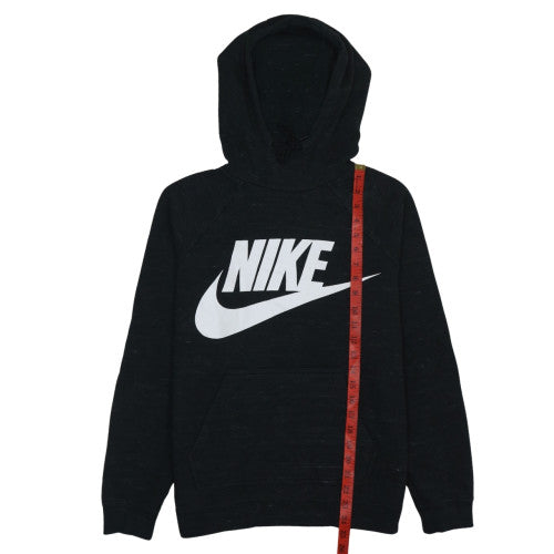 Nike Men's Black Pullover Hoodie S Regular Fit Logo Sportswear