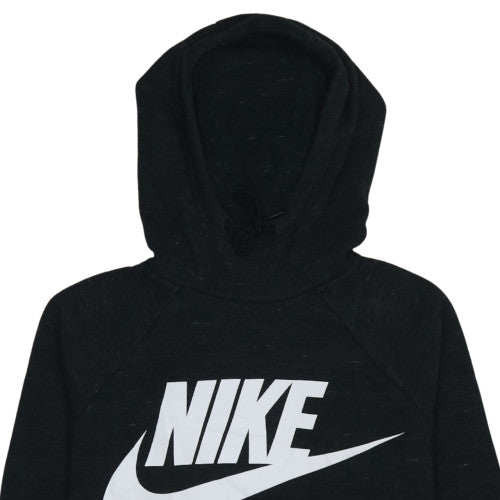 Nike Men's Black Pullover Hoodie S Regular Fit Logo Sportswear