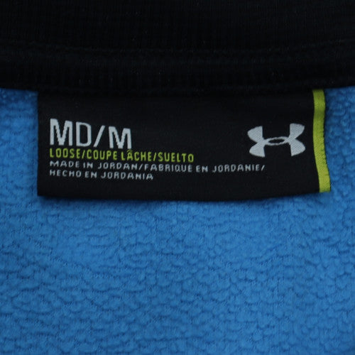 Under Armour Men's Blue 1/4 Zip Pullover Sweatshirt Size M ColdGear