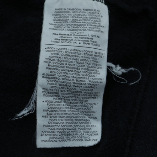 Nike Womens Black XL Pullover Hoodie Sweatshirt Cotton Blend