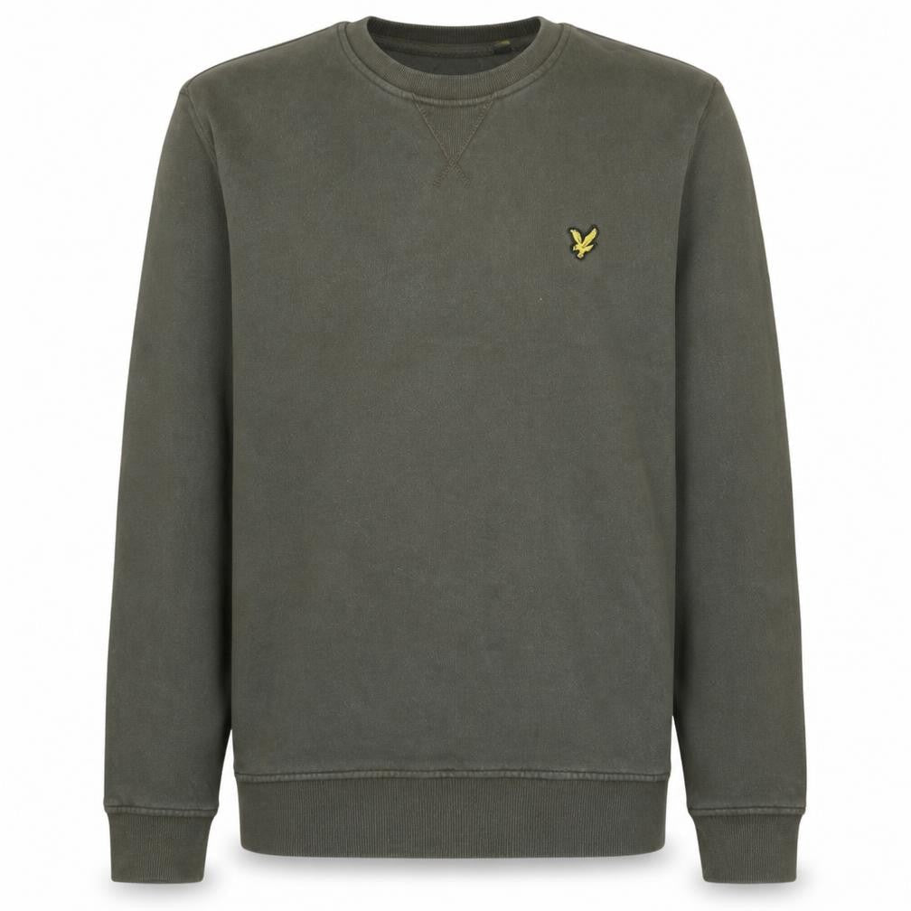 Lyle & Scott Men's Green Cotton Crew Neck Sweatshirt Size L