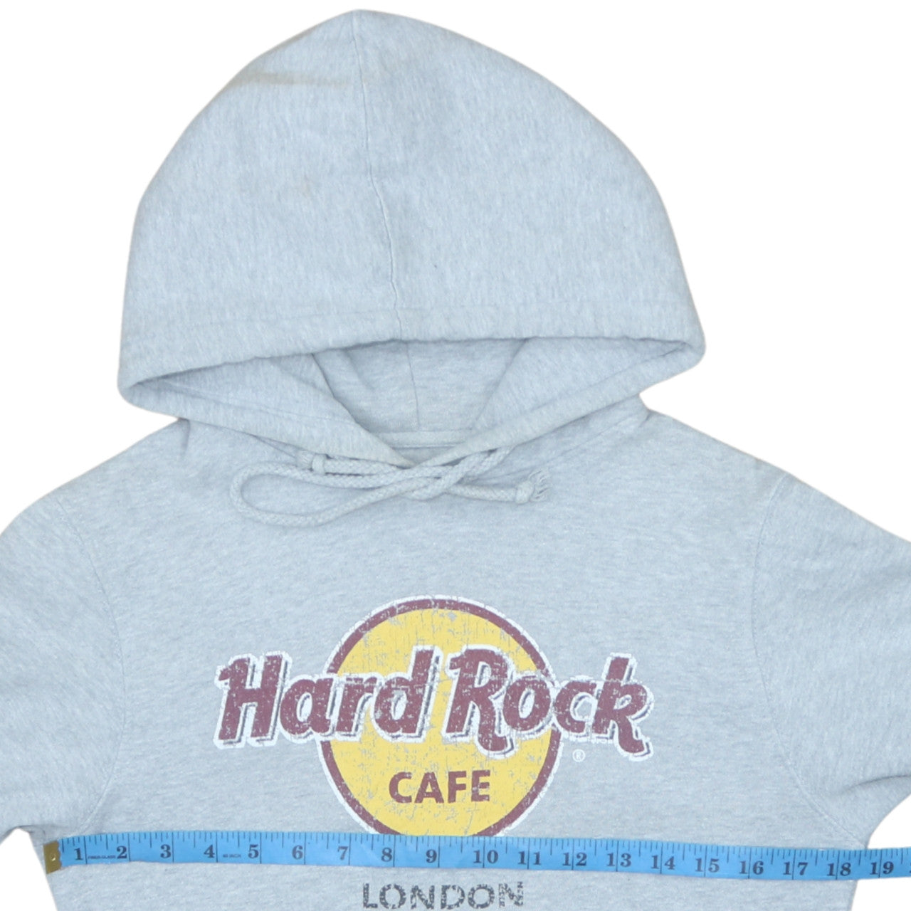 Hard Rock Cafe London Grey Hoodie Small Women's Pullover Sweatshirt