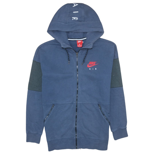 Nike Air Men's Blue Full Zip Hoodie Size M Fleece Sportswear