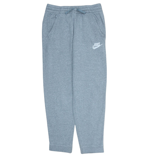 Nike Boys Grey Jogger Sweatpants L Size Elastic Waist Cotton Blend