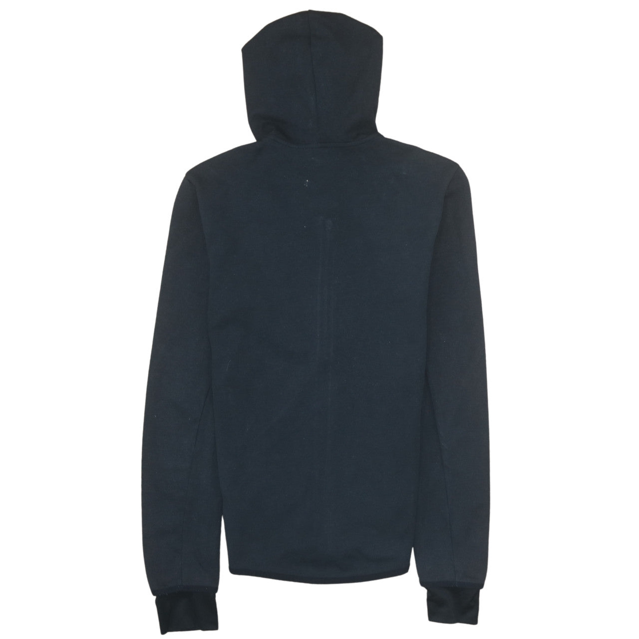 Adidas Men's Black XS Full Zip Hoodie with Logo Detail