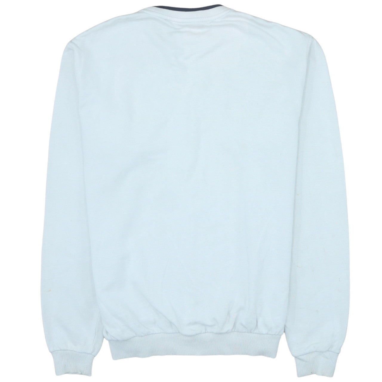 Fila Men's White Embroidered Logo Retro Cotton Sweatshirt Medium