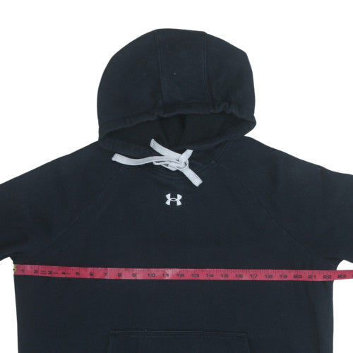 Under Armour Men's Black Pullover Hoodie L Relaxed Fit Fleece