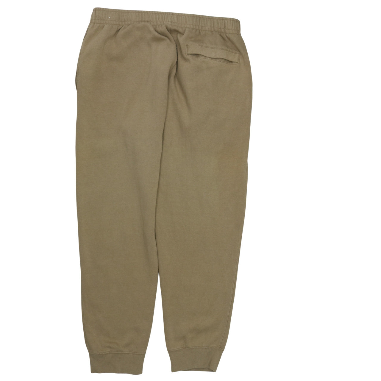 Nike Men’s Brown Fleece Sweatpants L Regular Fit Casual Tapered Trousers