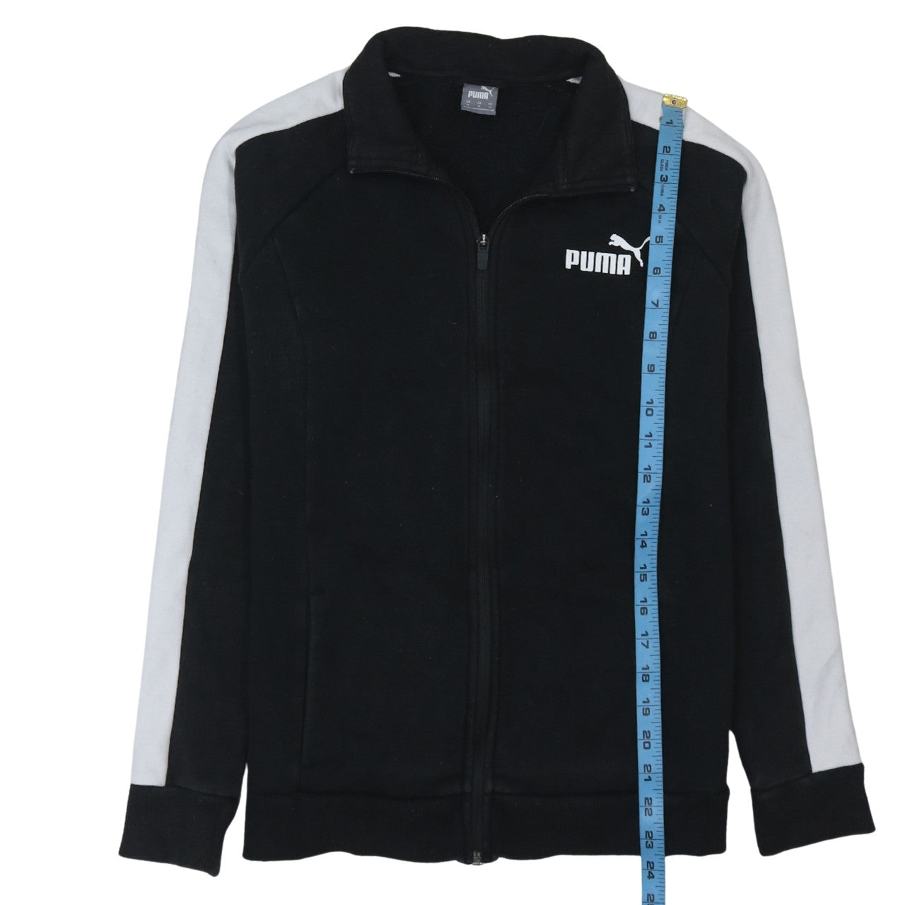 Puma Men's Black Full Zip Fleece Sweatshirt Size M