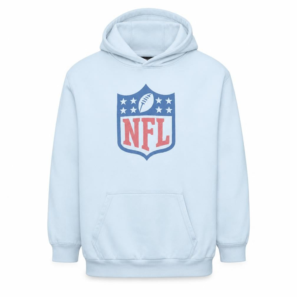 NFL Team Apparel Men's White XL Pullover Hoodie with Logo
