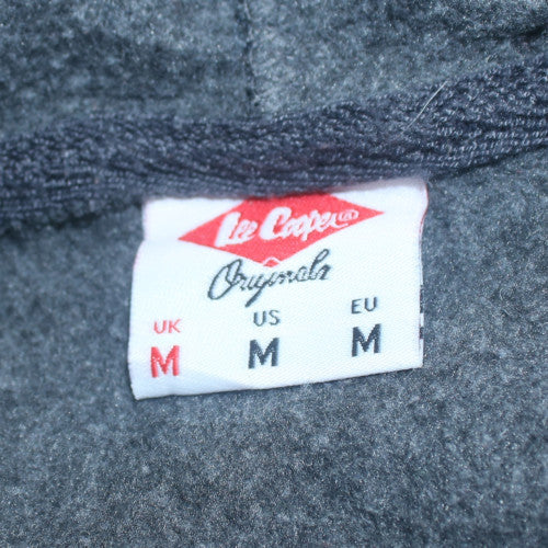 Lee Cooper Men's Grey Full Zip Hoodie Size M