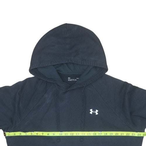 Under Armour Men’s Black Pullover Hoodie L Relaxed Fit Fleece