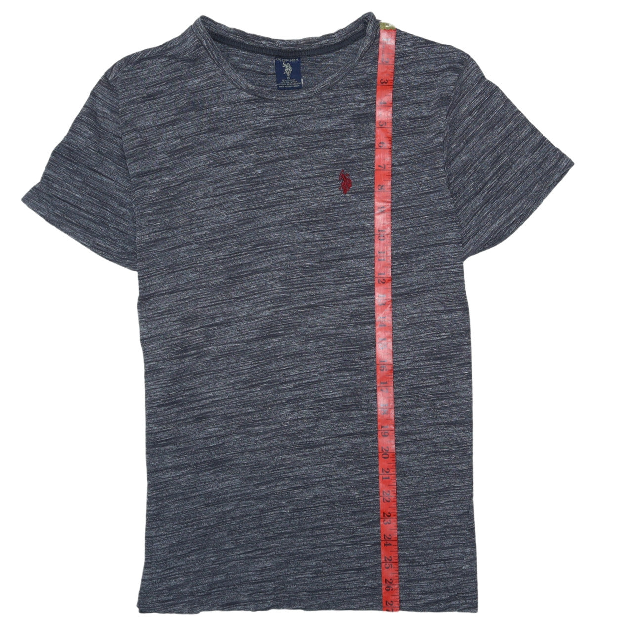 U.S. Polo Assn. Men's Grey Short Sleeve Crew Neck Cotton Blend T-Shirt M