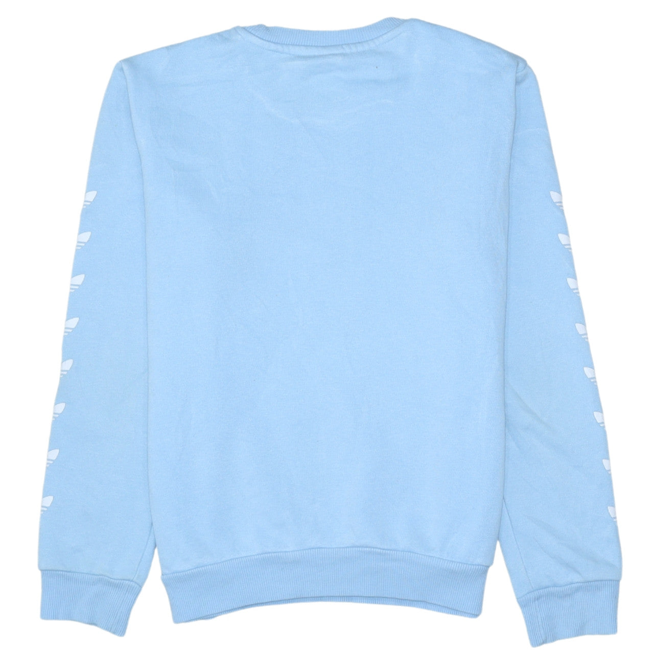 Adidas Girls Blue Crew Neck Pullover Sweatshirt Size 11-12 Years
