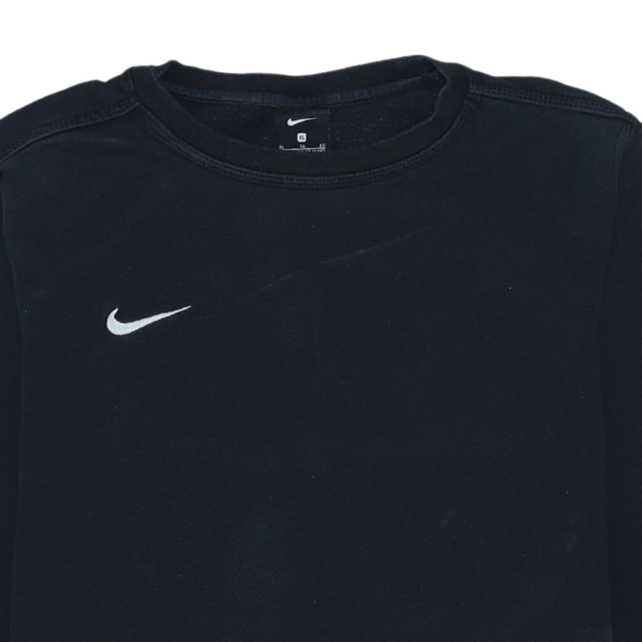 Nike Girls Black XL Fleece Pullover Sweatshirt Long Sleeve Sportswear