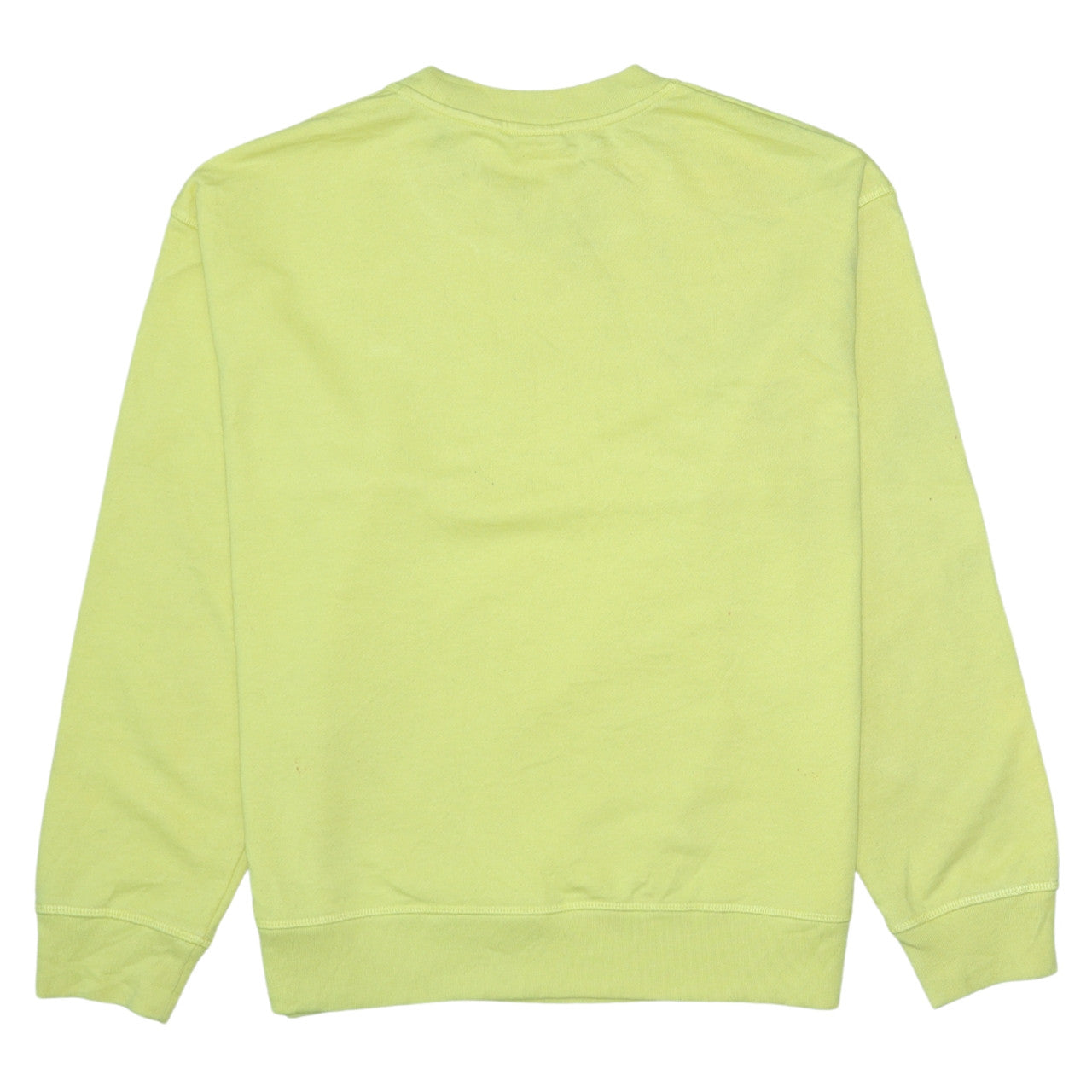Levi's Womens Yellow Logo Crew Neck Pullover Sweatshirt Size M