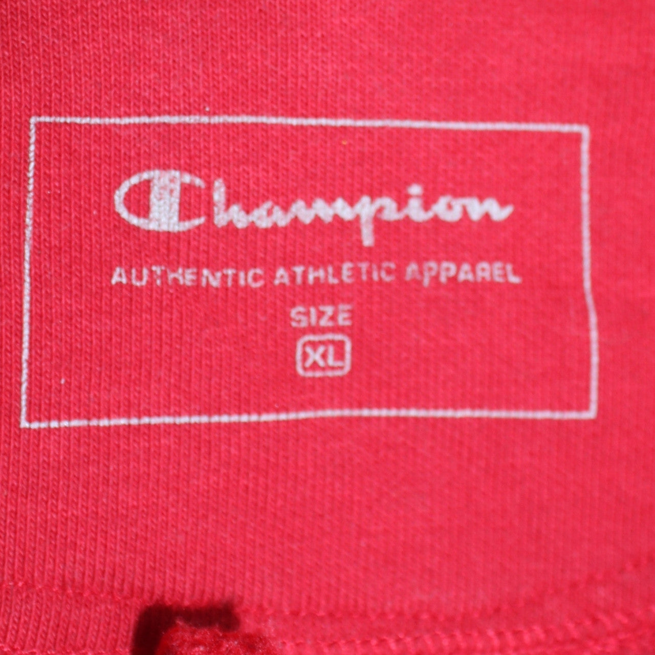Champion Men's Red XL Pullover Hoodie Sweatshirt Athletic Fit
