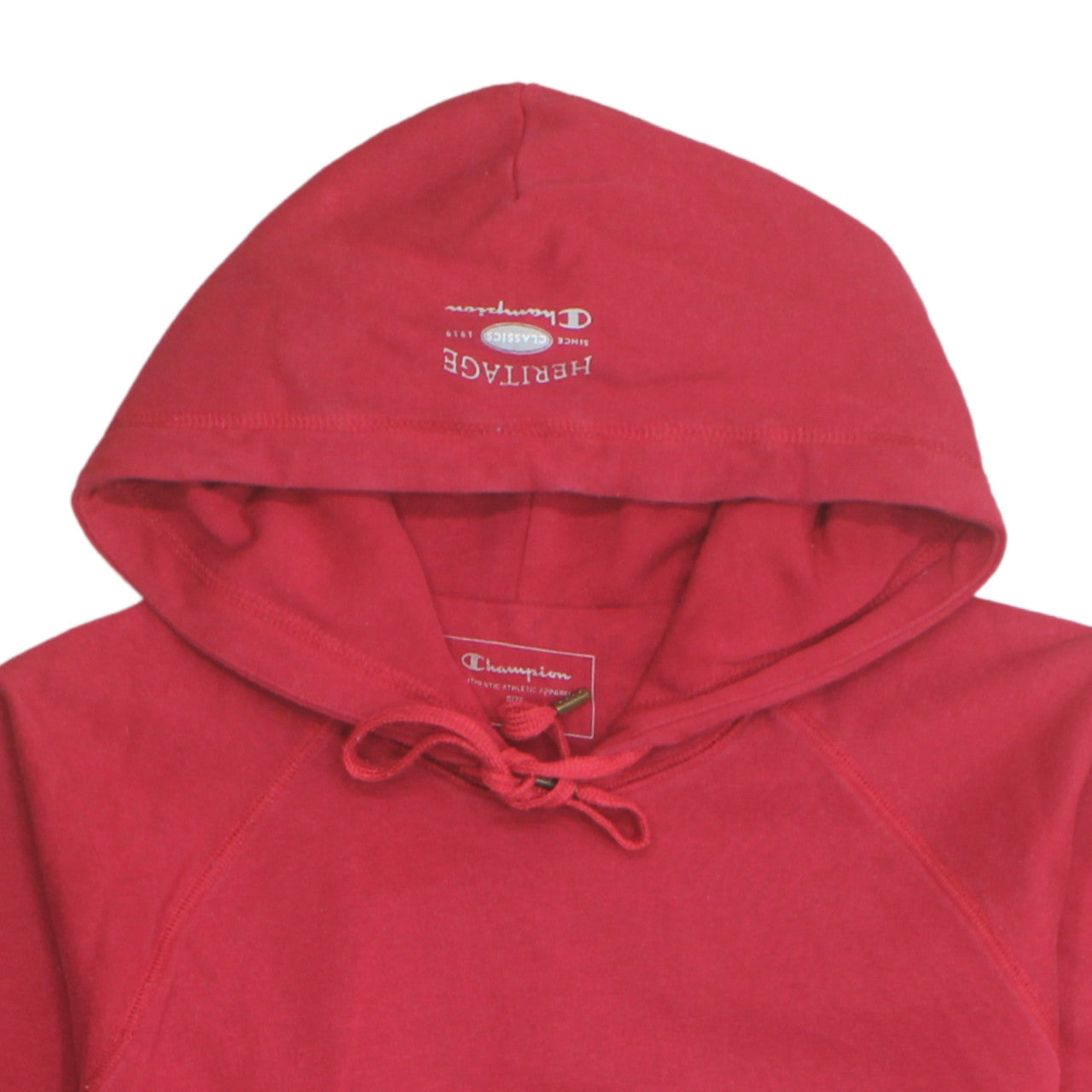 Champion Men's Red XL Pullover Hoodie Sweatshirt Athletic Fit