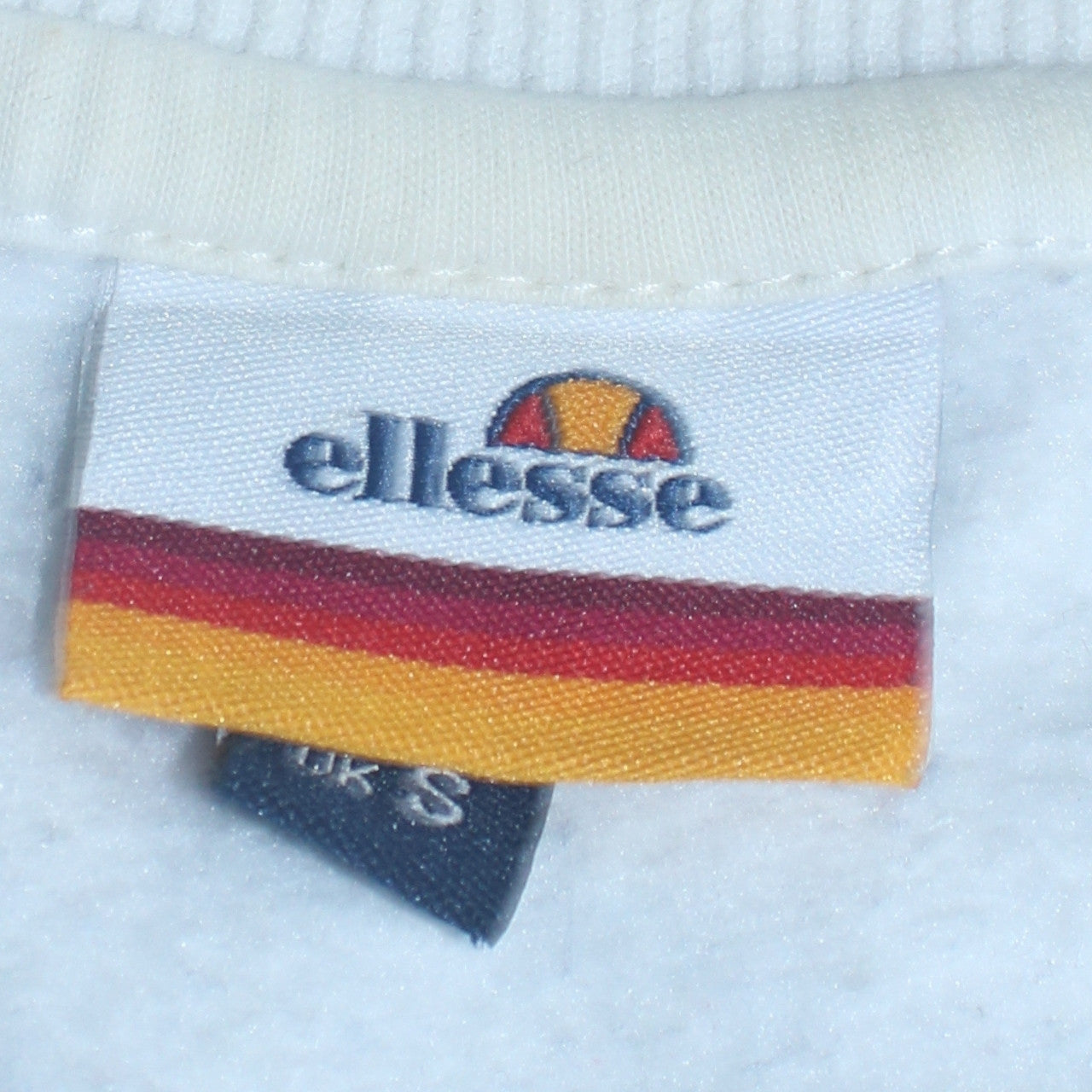 Ellesse Mens Blue Colour Block Crew Neck Sweatshirt Size S