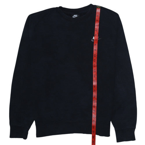 Nike Men's Black Crew Neck Pullover Sweatshirt M Regular Fit
