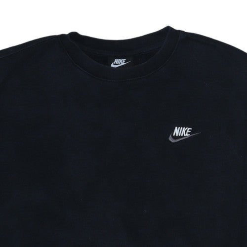 Nike Men's Black Crew Neck Pullover Sweatshirt M Regular Fit