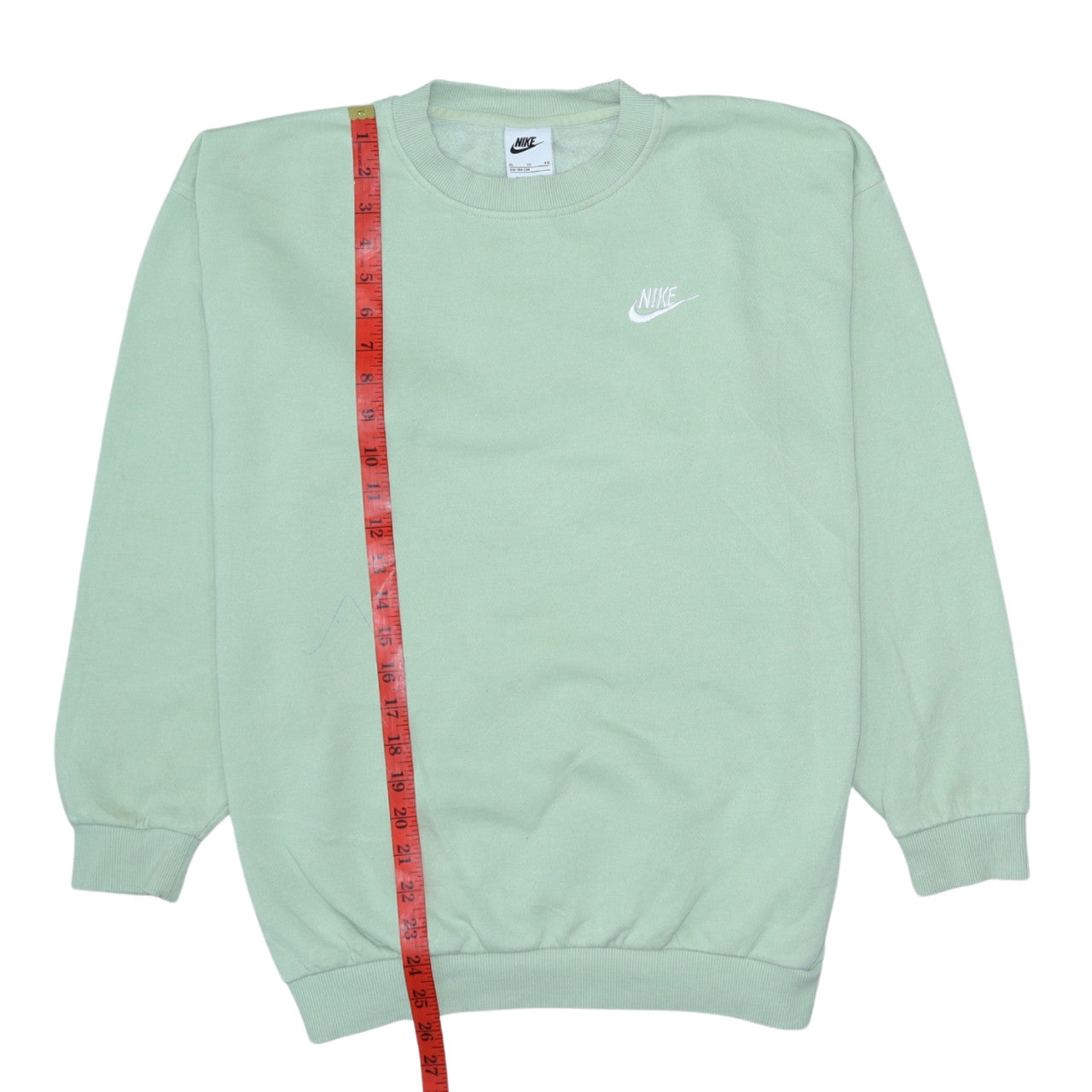 Nike Boys Green XL Pullover Sweatshirt Crew Neck Fleece Logo Top