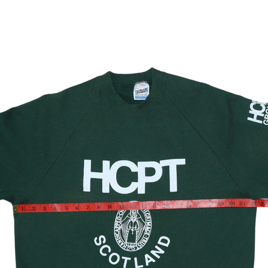 Fruit of the Loom Men’s Green HCPT Scotland Logo Pullover Sweatshirt L