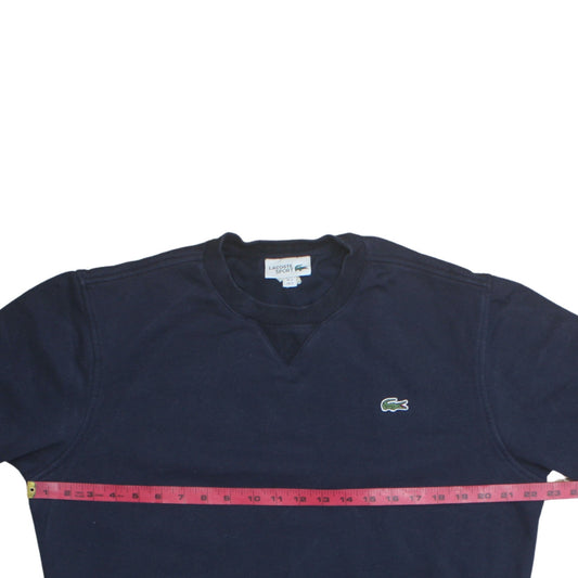 Lacoste Men's Blue Crew Neck Pullover Sweatshirt M