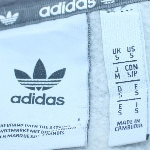 adidas Mens Grey Pullover Hoodie S Fleece Sportswear