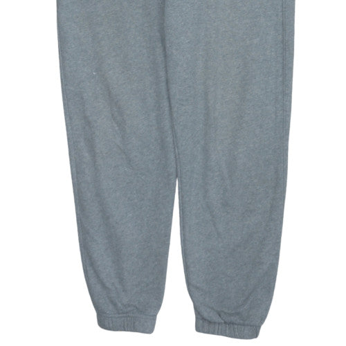 Nike Men Grey Fleece Sweatpants M Regular Fit Elastic Waist