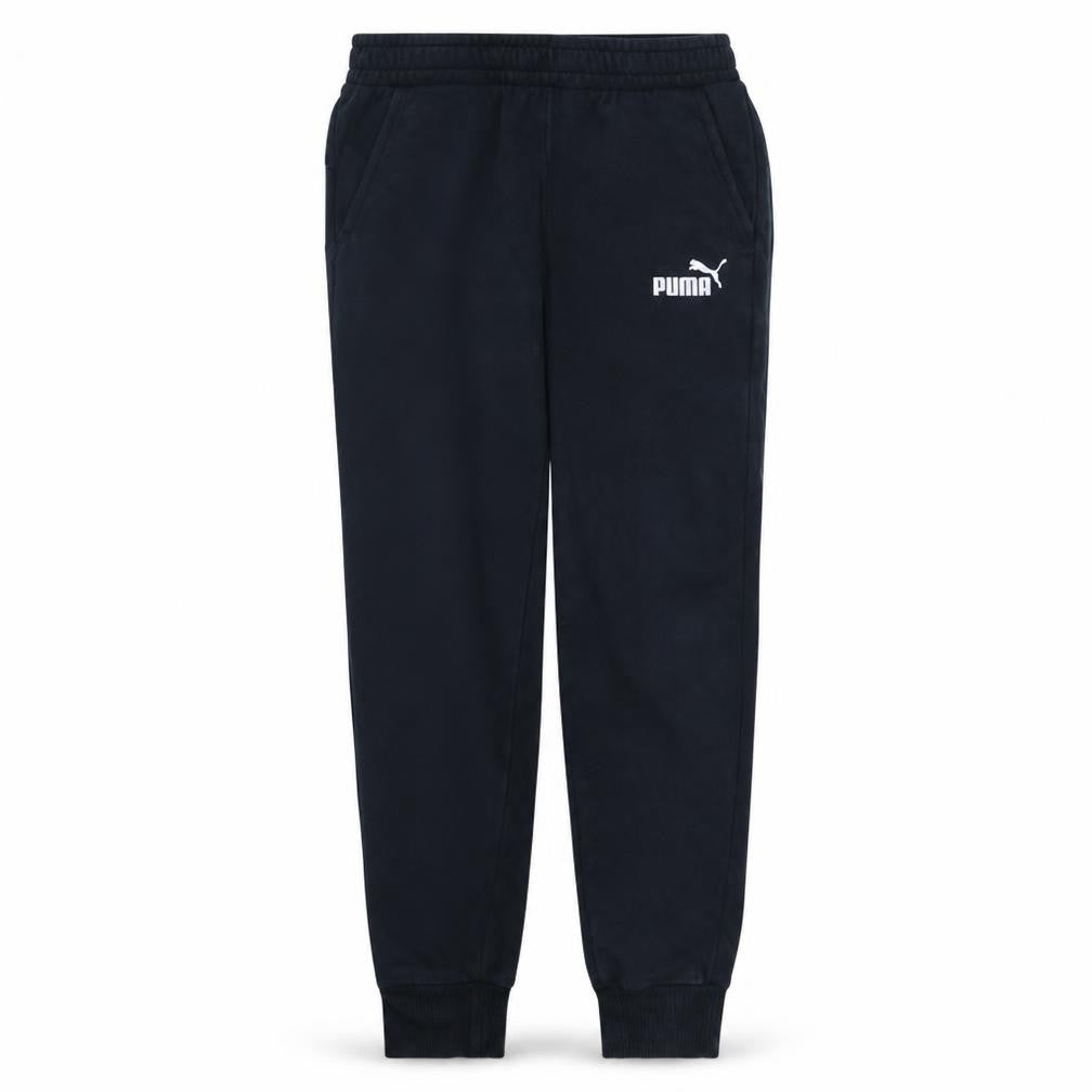 Puma Men’s Black Jogger Trousers S Regular Cotton Blend