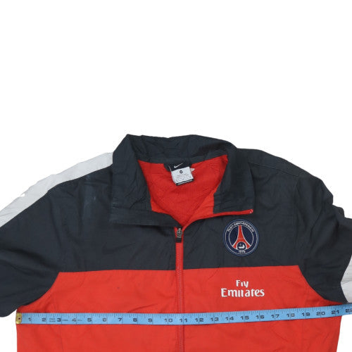 Nike Paris Saint-Germain Red Black Full Zip Men's M Sports Jacket