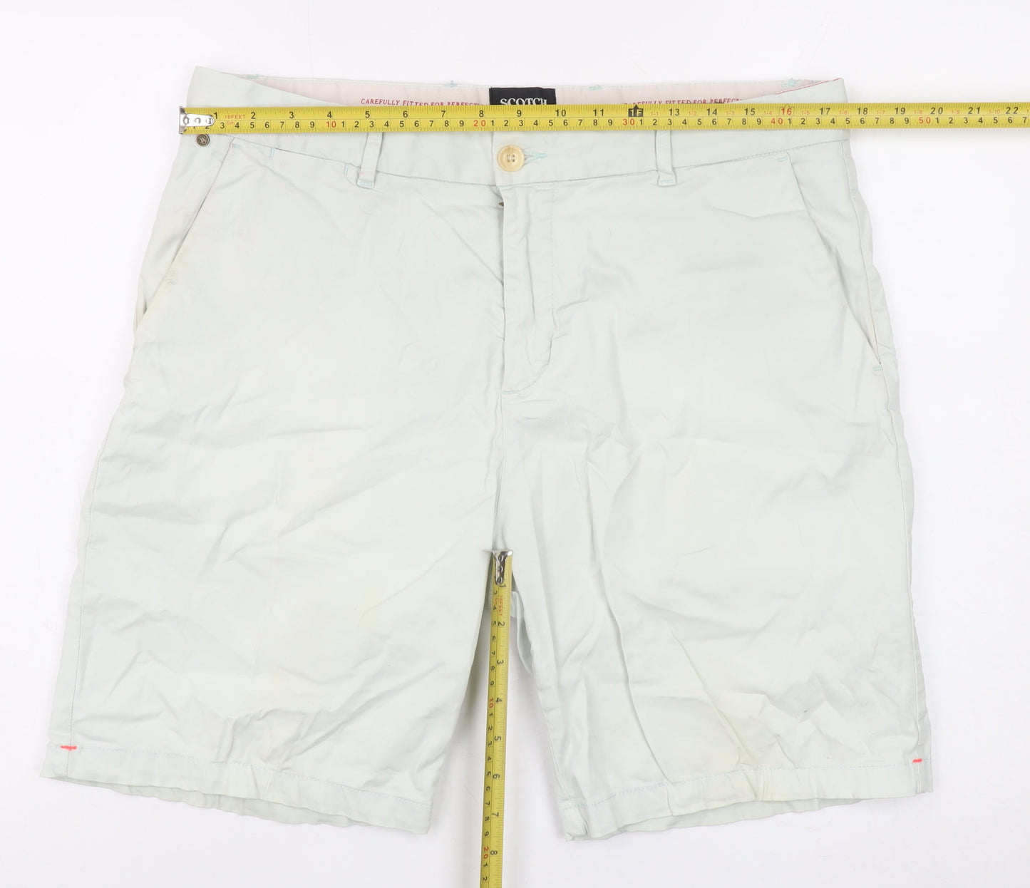 Scotch & Soda Men’s Beige Chino Shorts Size 32 Regular Fit