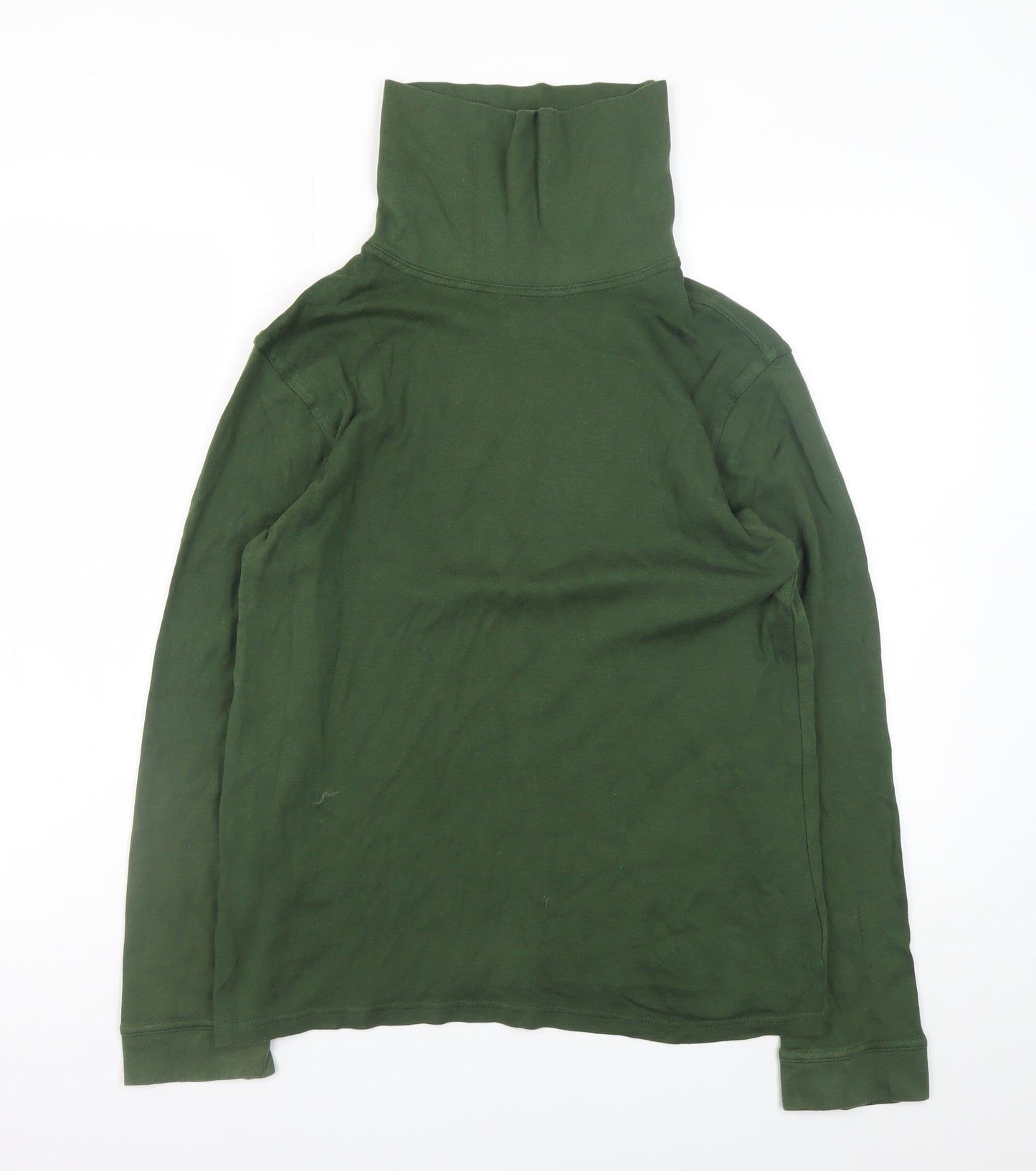 Mountain Warehouse Men's Green Roll Neck Long Sleeve T-Shirt Size L