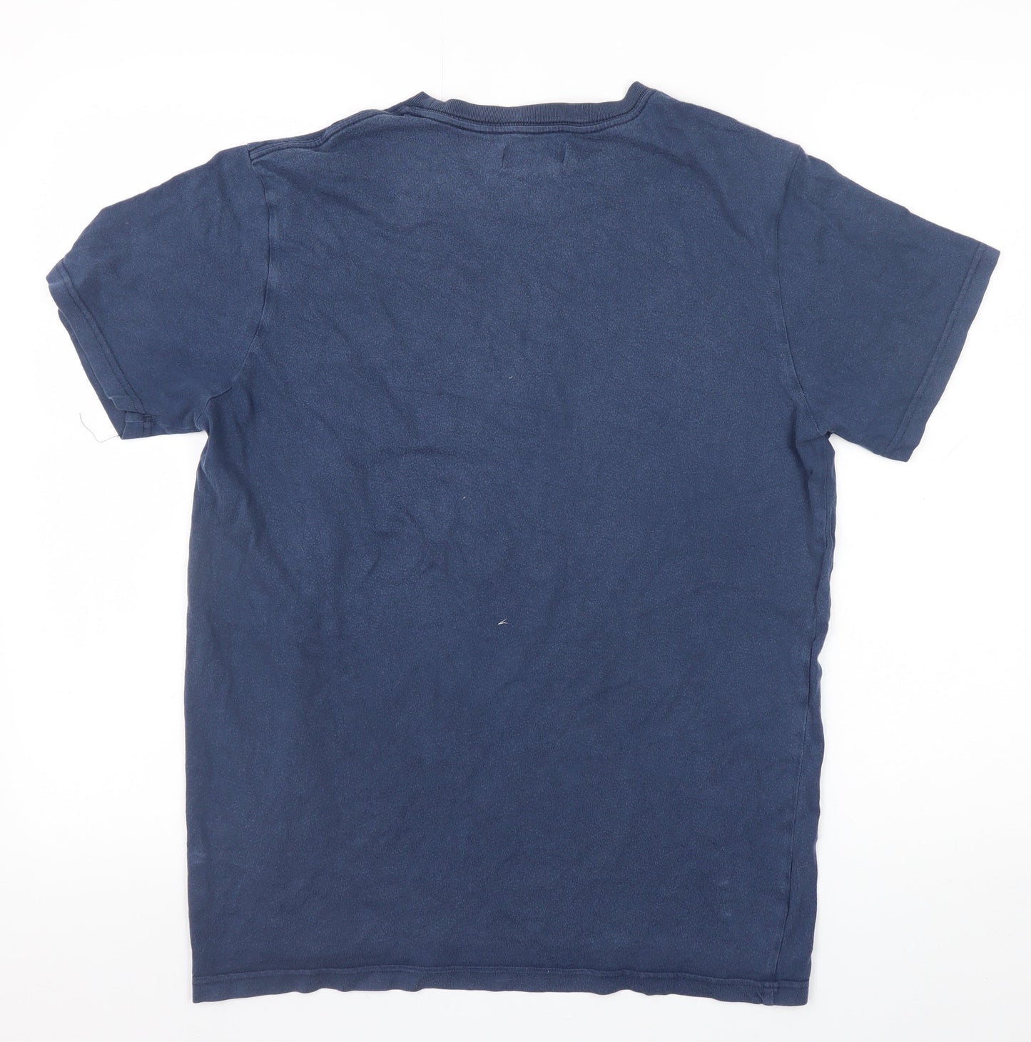 Adidas Men's Blue Crew Neck Short Sleeve T-Shirt Size M