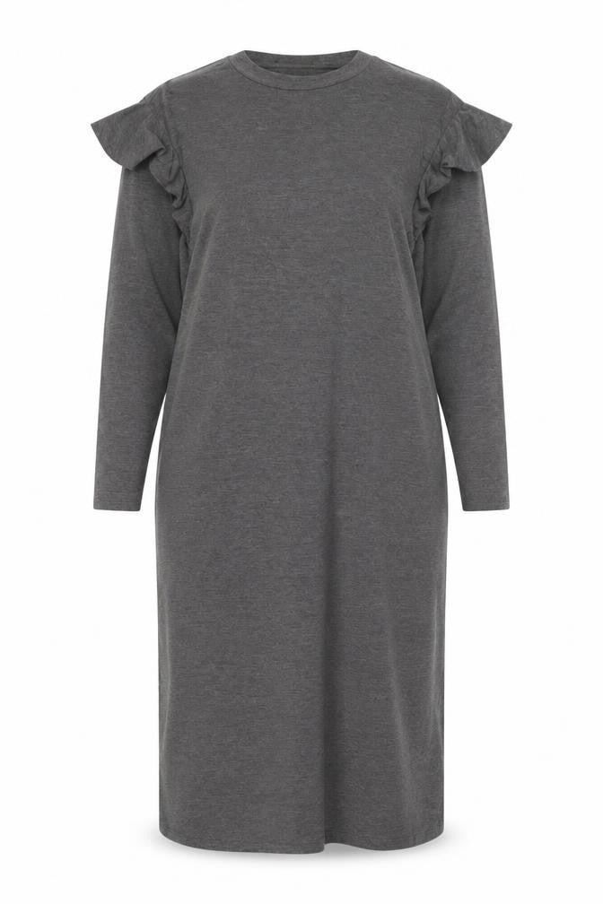 V by Very Women Grey Size 20 Long Sleeve Midi Dress