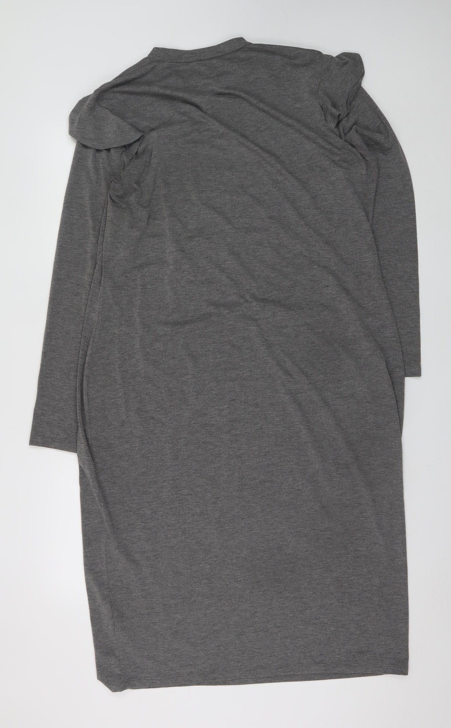 V by Very Women Grey Size 20 Long Sleeve Midi Dress