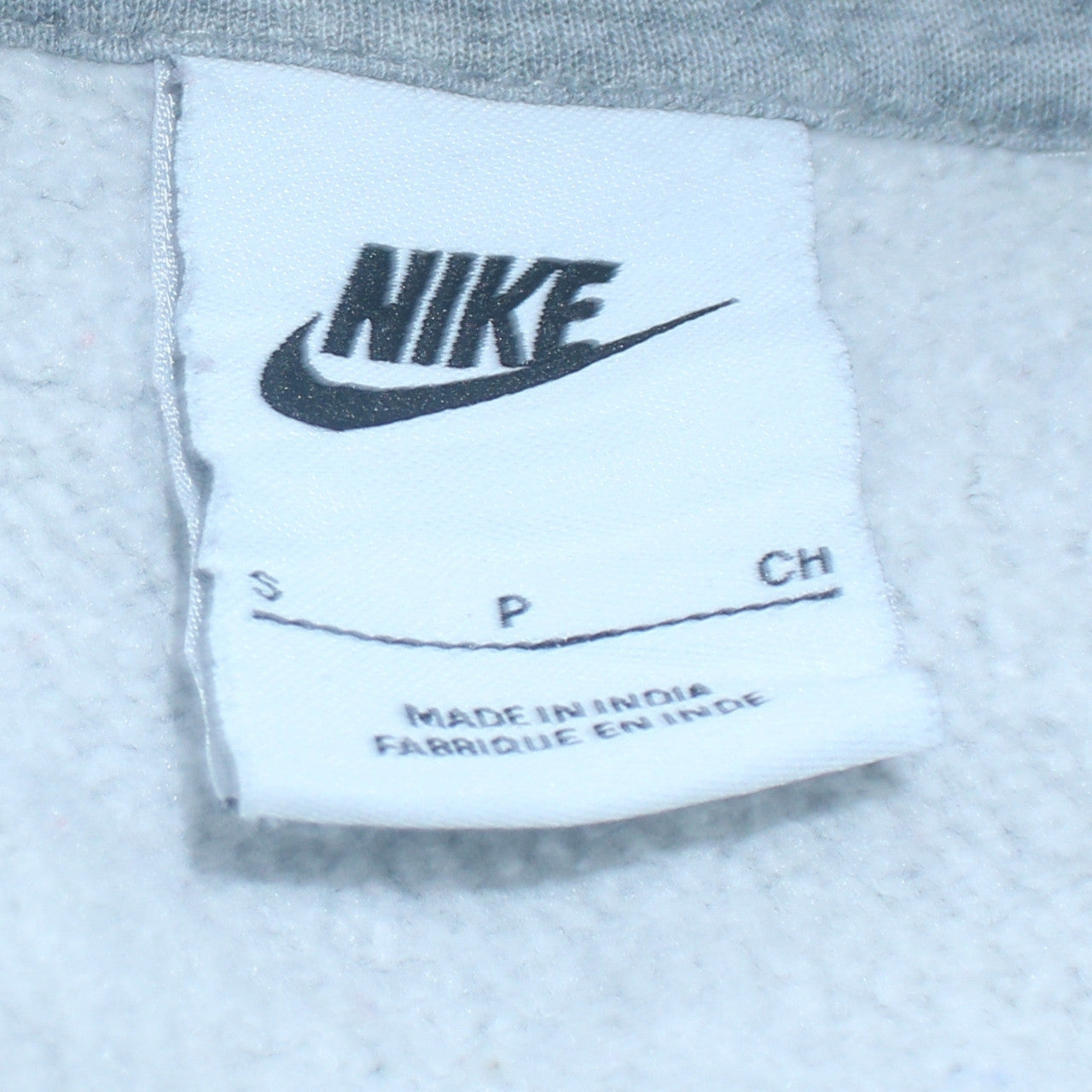 Nike Men's Grey Pullover Hoodie Size S Regular Fit Fleece