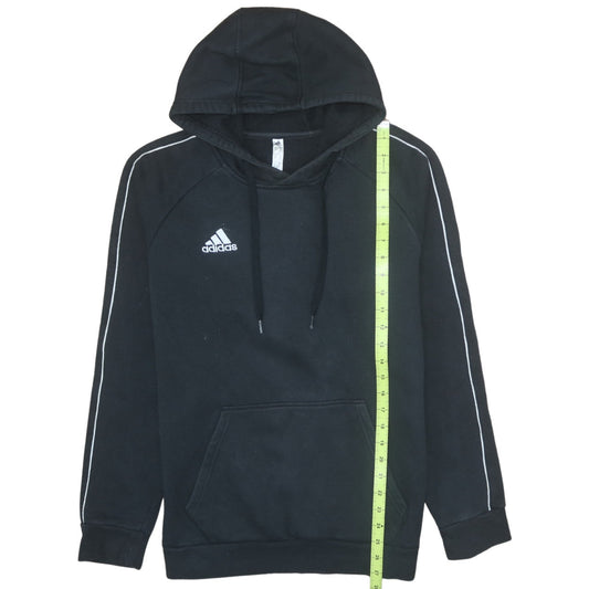 Adidas Men's Black Pullover Hoodie Medium Sports Fleece