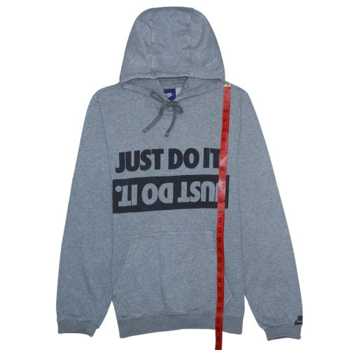 Nike Men's Grey XS Pullover Hoodie Graphic Print Sportswear