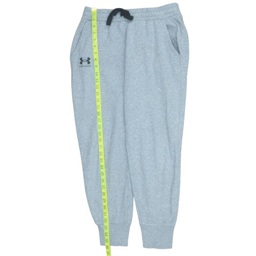 Under Armour Men's Grey Fleece Jogger Trousers M Relaxed Fit